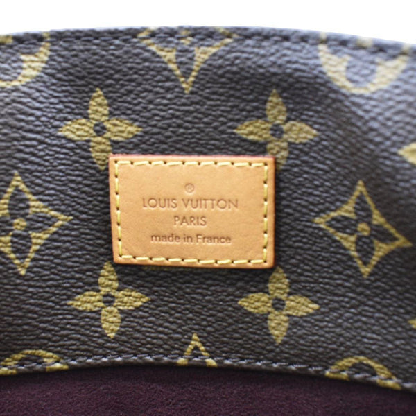 LOUIS VUITTON Melie Monogram Canvas Hobo Bag Brown