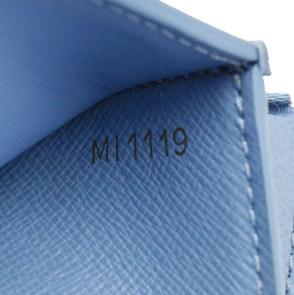 LOUIS VUITTON Zoe Damier Azur Wallet Light Blue