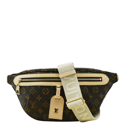 LOUIS VUITTON High Rise Monogram Canvas Bumbag Brown