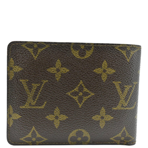 LOUIS VUITTON Monogram Canvas Multiple Mens Wallet Brown
