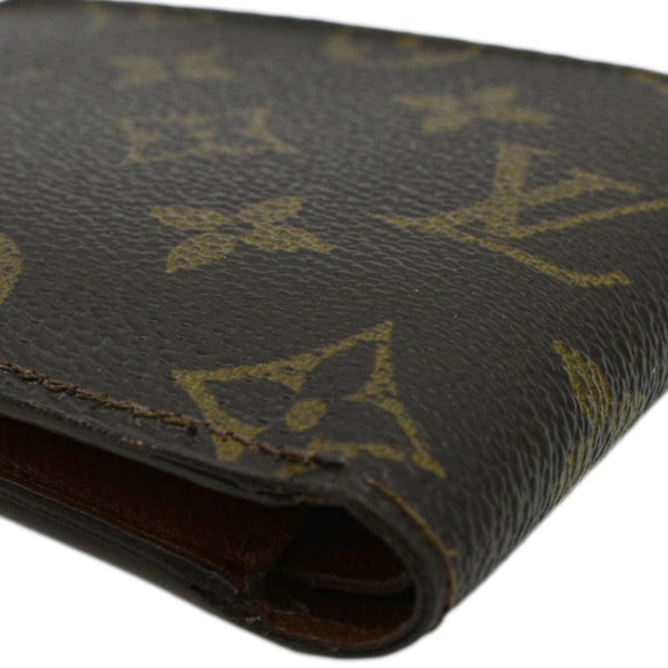 LOUIS VUITTON Monogram Canvas Multiple Mens Wallet Brown