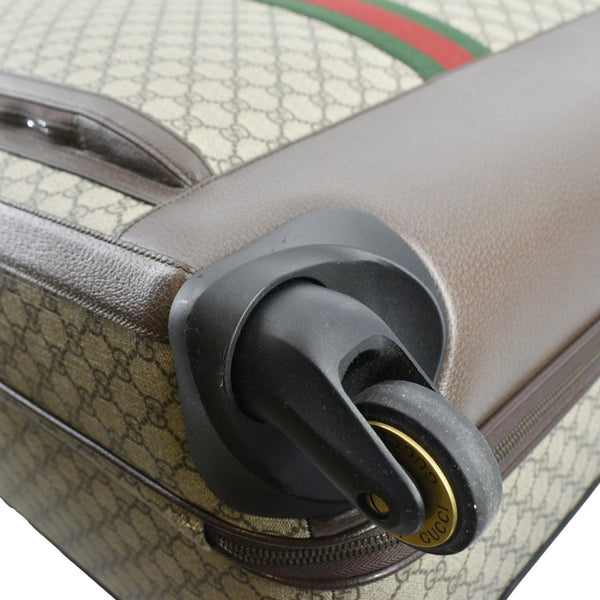 GUCCI Ophidia Trolley GG Supreme Canvas Travel Bag Beige 728305