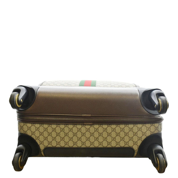 GUCCI Ophidia Trolley GG Supreme Canvas Travel Bag Beige 728305