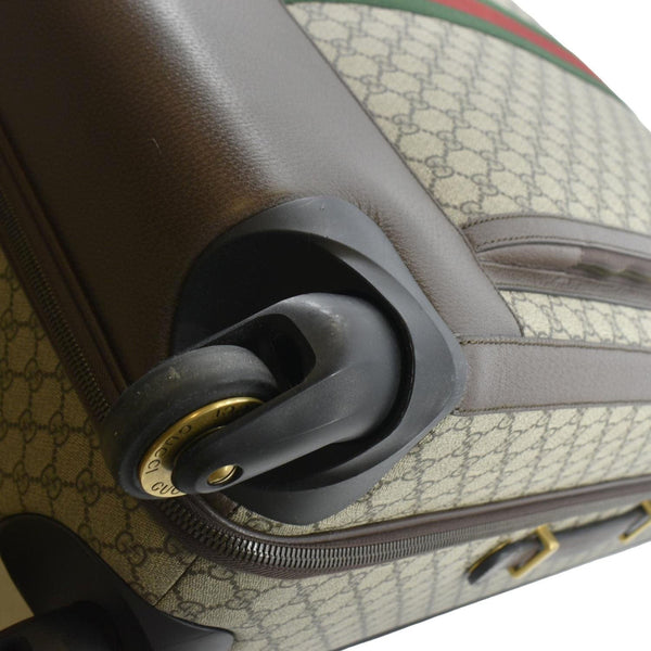 GUCCI Ophidia Trolley GG Supreme Canvas Travel Bag Beige 728305