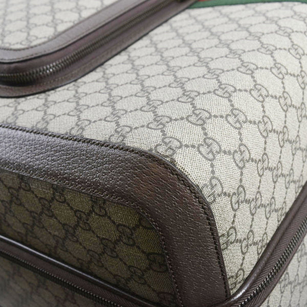 GUCCI Ophidia Trolley GG Supreme Canvas Travel Bag Beige 728305