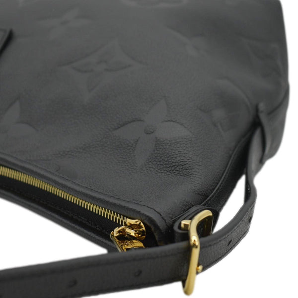 LOUIS VUITTON Carryall MM Empreinte Leather Shoulder Bag Black