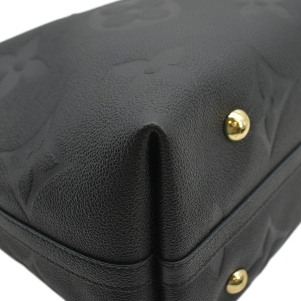 LOUIS VUITTON Carryall MM Empreinte Leather Shoulder Bag Black