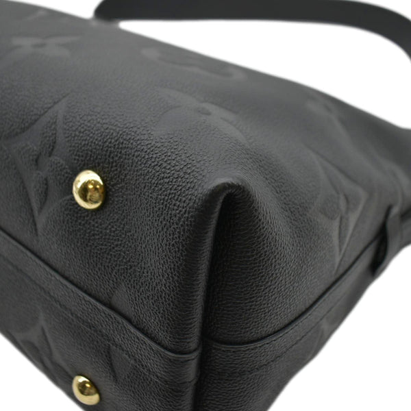 LOUIS VUITTON Carryall MM Empreinte Leather Shoulder Bag Black