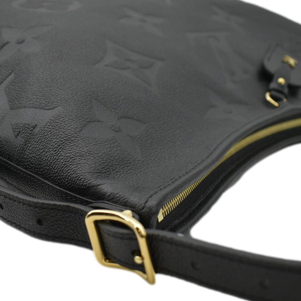 LOUIS VUITTON Carryall MM Empreinte Leather Shoulder Bag Black