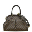 LOUIS VUITTON Trevi PM Damier Ebene Satchel Shoulder Bag Brown