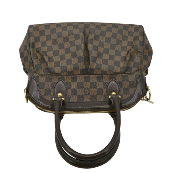 LOUIS VUITTON Trevi PM Damier Ebene Satchel Shoulder Bag Brown