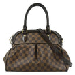 LOUIS VUITTON Trevi PM Damier Ebene Satchel Shoulder Bag Brown