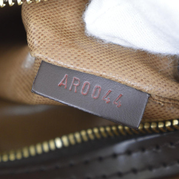 LOUIS VUITTON Ribera GM Damier Ebene Satchel Bag Brown