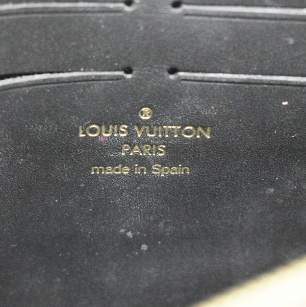 LOUIS VUITTON Vavin PM Damier Ebene Chain Crossbody Bag Black