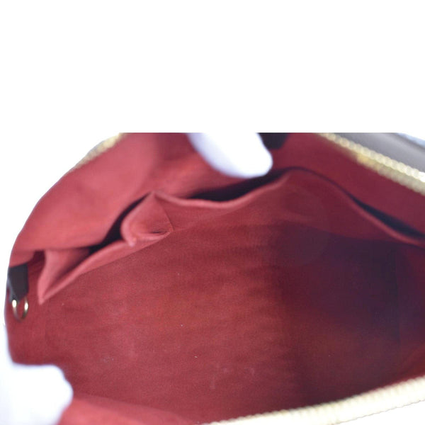 LOUIS VUITTON Trevi PM Damier Ebene Satchel Shoulder Bag Brown