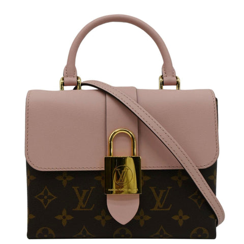 LOUIS VUITTON Locky BB Monogram Canvas Crossbody Bag Rose Poudré