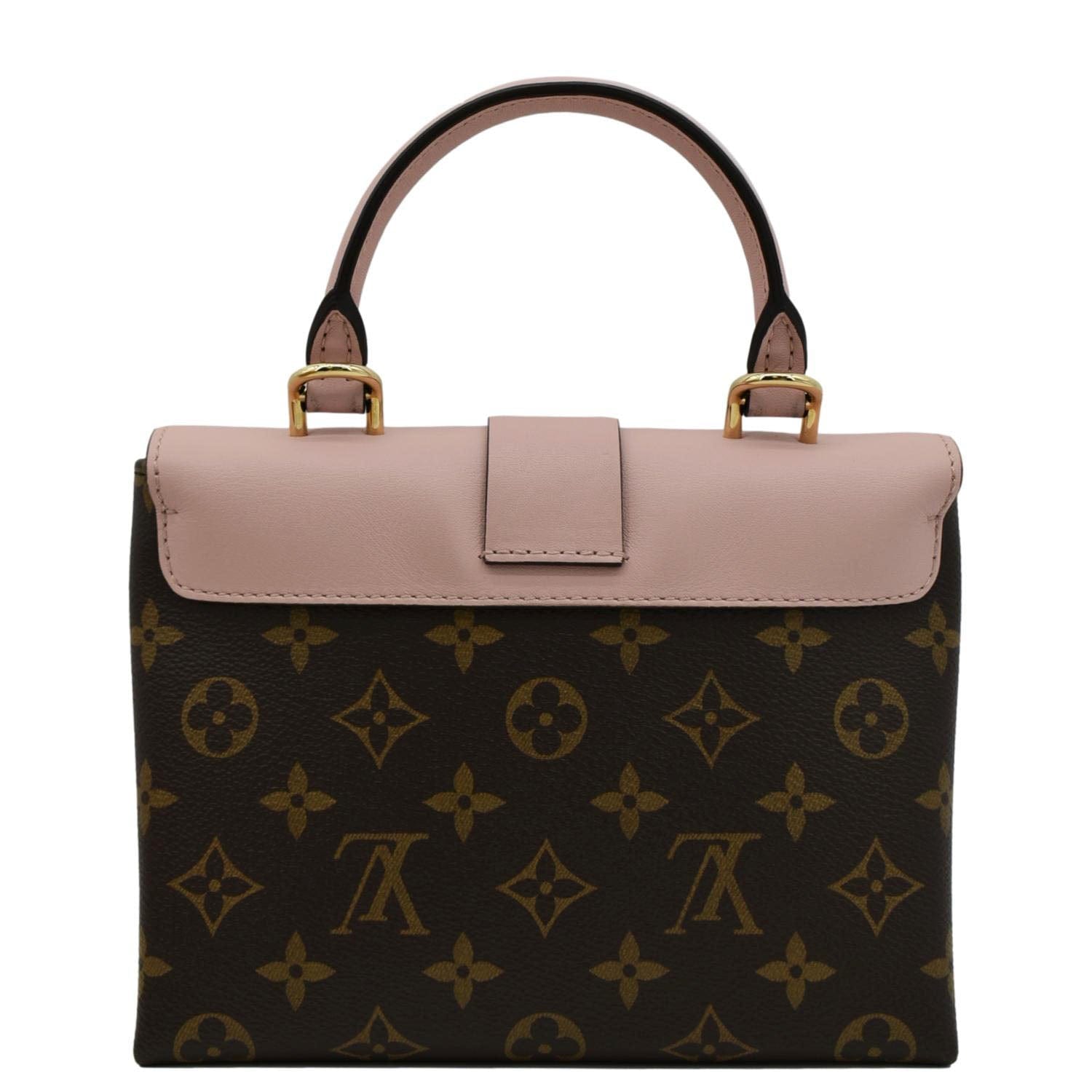LOUIS VUITTON Locky BB Monogram Canvas Crossbody Bag Rose Poudré
