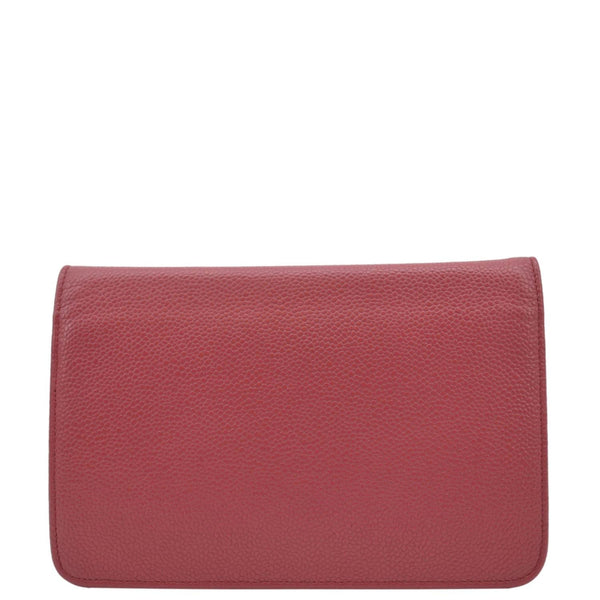 CHANEL Timeless WOC Caviar Leather Wallet on Chain Shoulder Bag Red