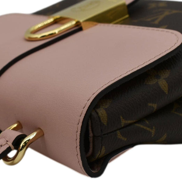 LOUIS VUITTON Locky BB Monogram Canvas Crossbody Bag Rose Poudré