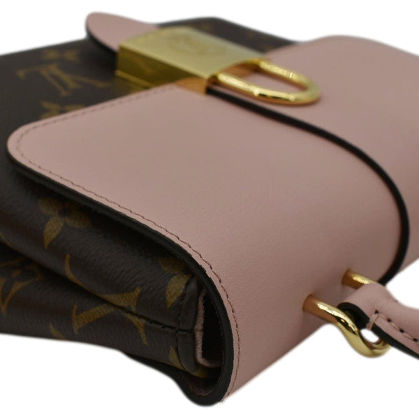 LOUIS VUITTON Locky BB Monogram Canvas Crossbody Bag Rose Poudré