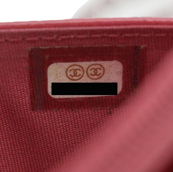 CHANEL Timeless WOC Caviar Leather Wallet on Chain Shoulder Bag Red