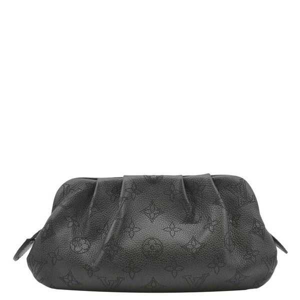 LOUIS VUITTON Scala Mini Mahina Perforated  Leather Pouch Black