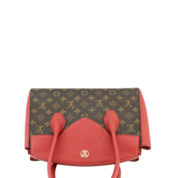 LOUIS VUITTON Florine Monogram Canvas Shoulder Bag Red