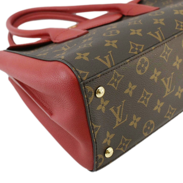 LOUIS VUITTON Florine Monogram Canvas Shoulder Bag Red