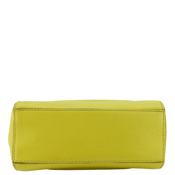 VERSACE Empire Palazzo Small Leather Shoulder Bag Yellow