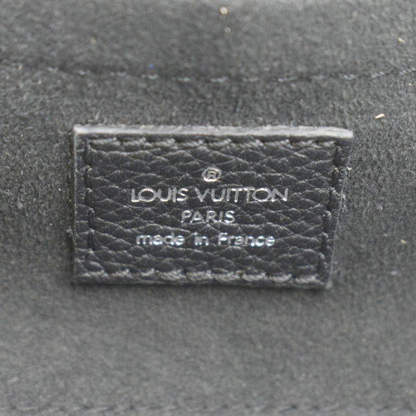 LOUIS VUITTON Scala Mini Mahina Perforated  Leather Pouch Black