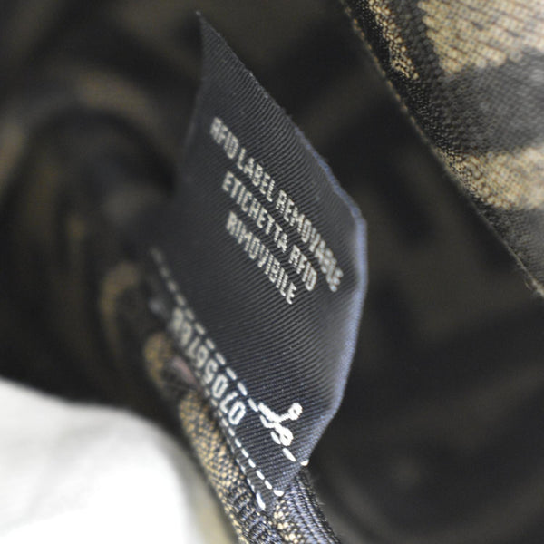 FENDI First Medium Leather Shoulder Bag Dark Brown