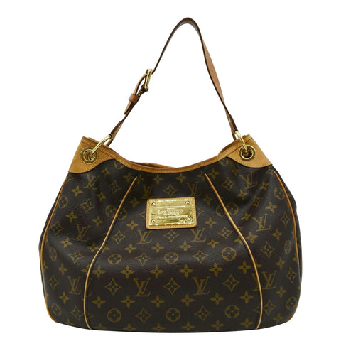 LOUIS VUITTON Galliera PM Monogram Canvas Shoulder Bag Brown