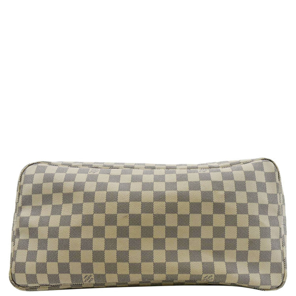 LOUIS VUITTON Neverfull GM Damier Azur Tote Shoulder Bag White