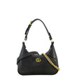 GUCCI Aphrodite Small Leather Shoulder Bag Black 731817
