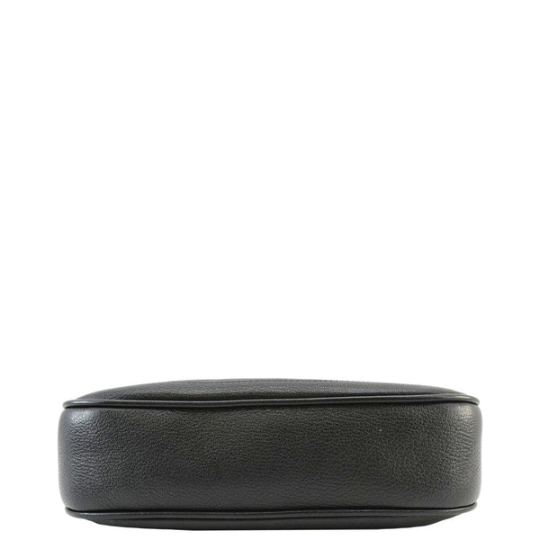 GUCCI Aphrodite Small Leather Shoulder Bag Black 731817