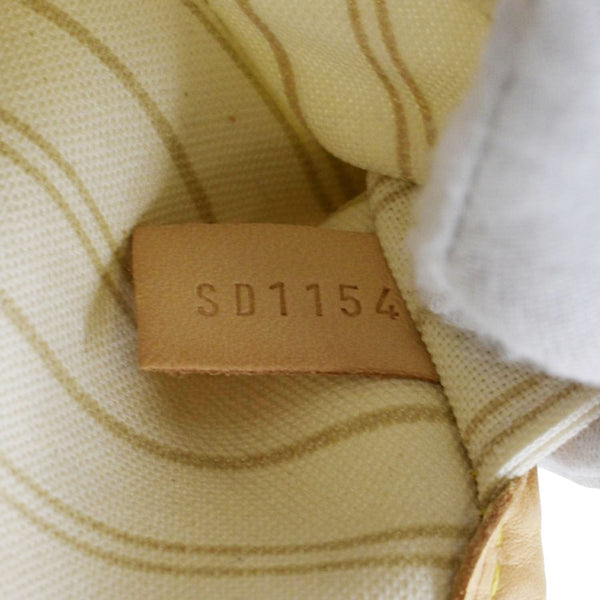 LOUIS VUITTON Neverfull GM Damier Azur Tote Shoulder Bag White