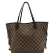 LOUIS VUITTON Neverfull MM Damier Ebene front look