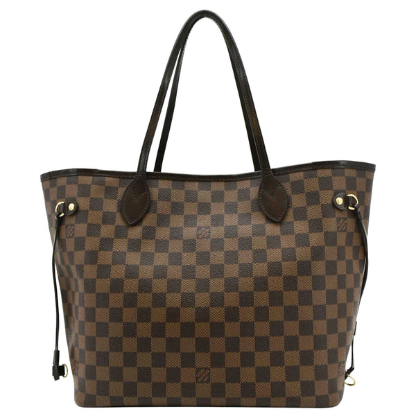 LOUIS VUITTON Neverfull MM Damier Ebene back look