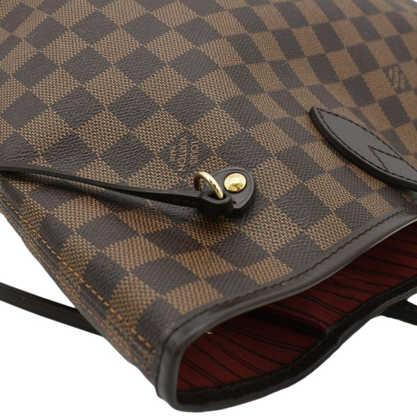 LOUIS VUITTON Neverfull MM Damier Ebene corner look