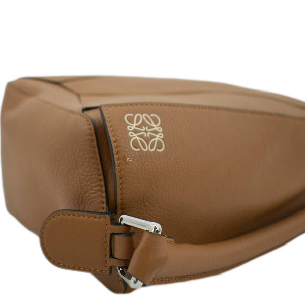 LOEWE Puzzle Leather Shoulder Bag Tan