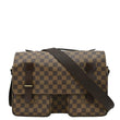 LOUIS VUITTON Broadway Messenger Bag Brown front side