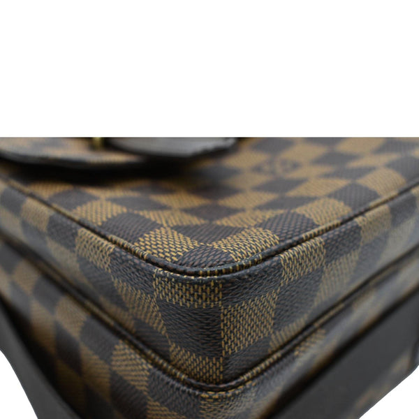 LOUIS VUITTON Broadway Damier Ebene Messenger Bag Brown