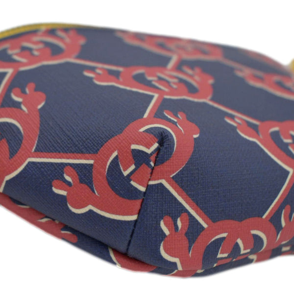 GUCCI Children's Interlocking G Snail Print Canvas Bumbag Blue 502095