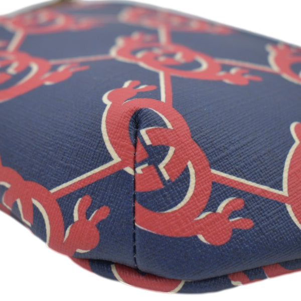 GUCCI Children's Interlocking G Snail Print Canvas Bumbag Blue 502095