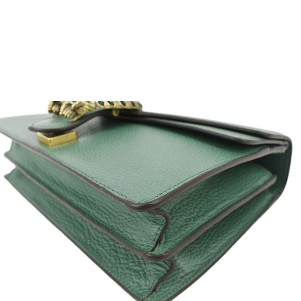 GUCCI Dionysus Small Leather Shoulder Bag Emerald Green 400249