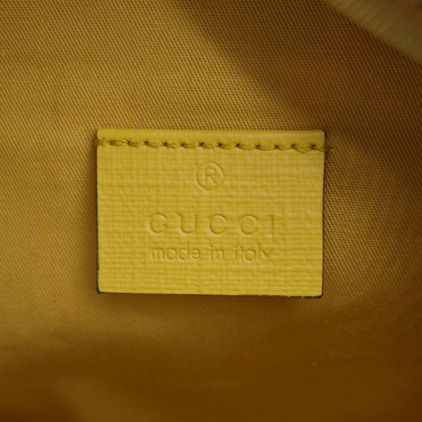 GUCCI Children's Interlocking G Snail Print Canvas Bumbag Blue 502095