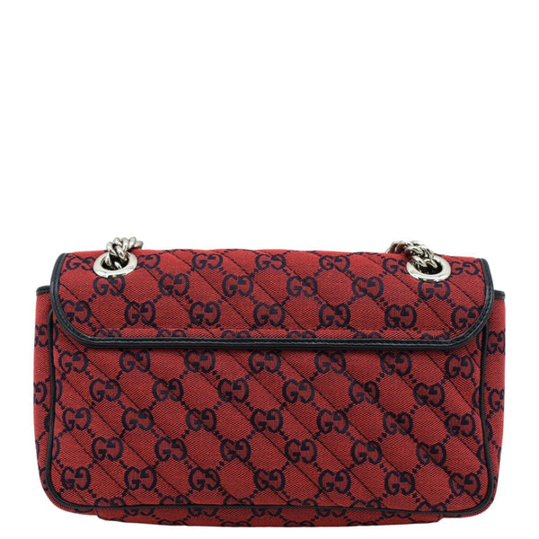 GUCCI GG Marmont Small Canvas Crossbody Bag  back look