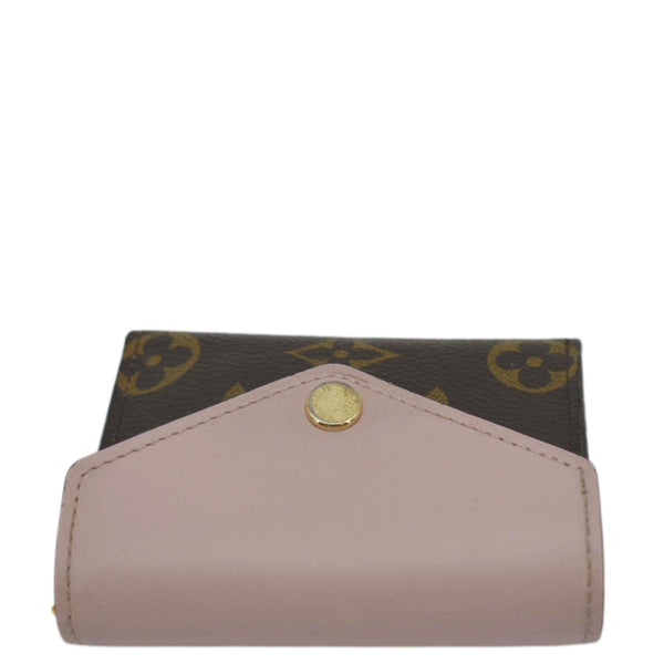 LOUIS VUITTON Zoe Monogram Leather Wallet Rose Ballerine