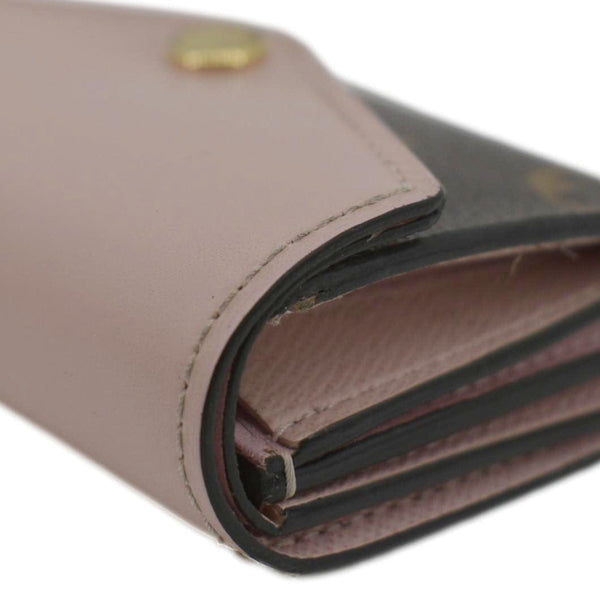 LOUIS VUITTON Zoe Monogram Leather Wallet Rose Ballerine