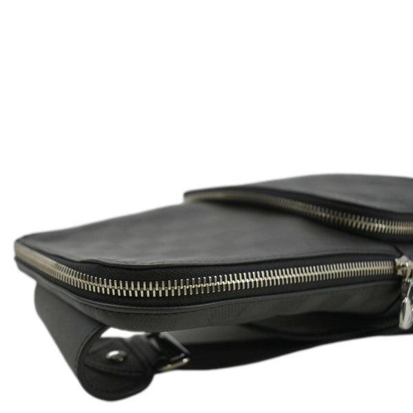 LOUIS VUITTON Avenue Sling Damier Infini Backpack Bag Black